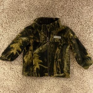 Columbia baby boy fleece zip up jacket